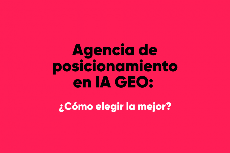 Agencia de posicionamiento en IA en Madrid